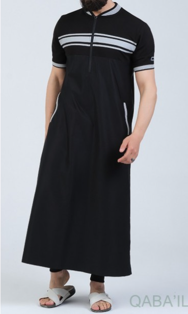 Qamis long NAVY R24