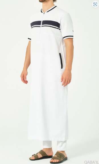 Qamis long NAVY R24