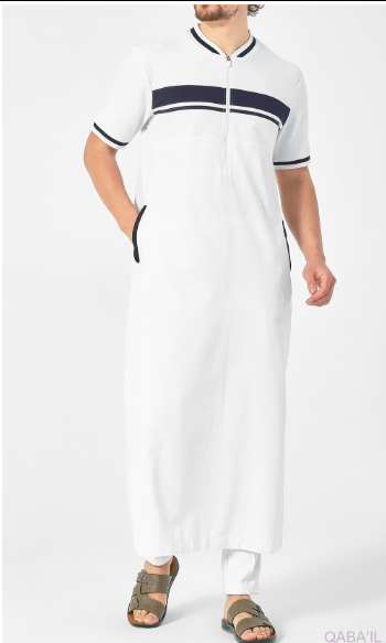 Qamis long NAVY R24