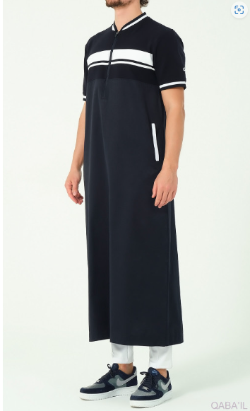 Qamis long NAVY R24